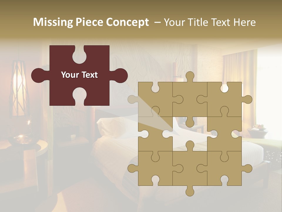 Decor Lamp Bedroom PowerPoint Template