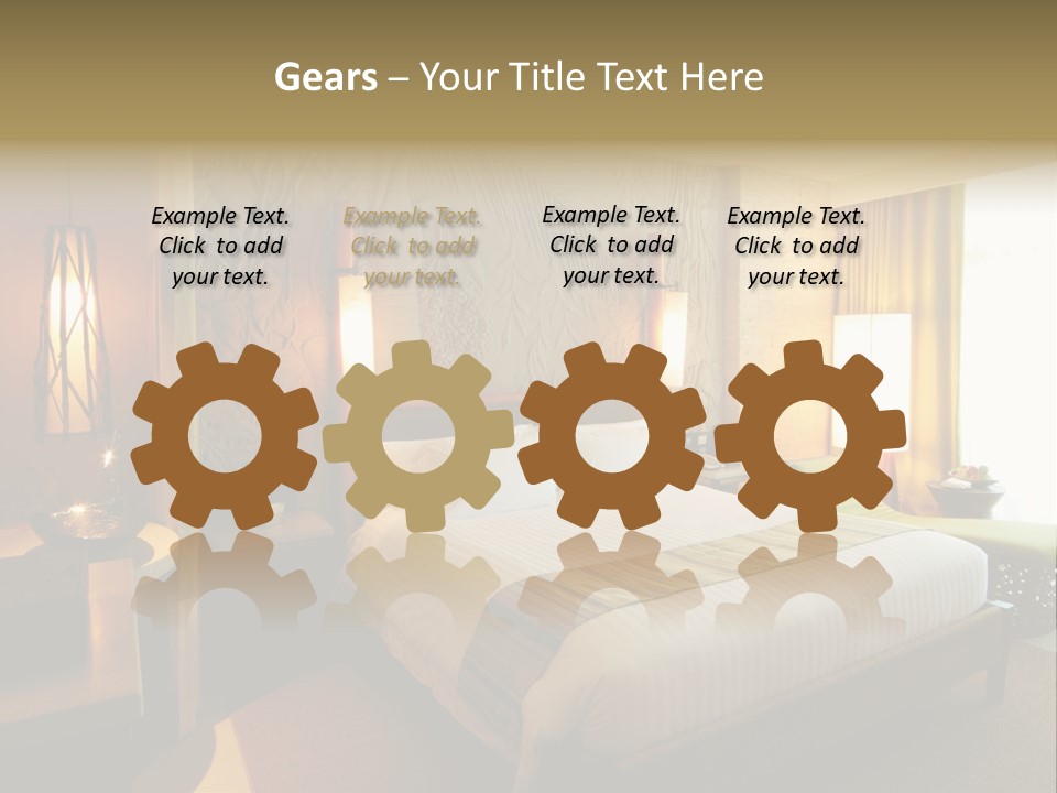 Decor Lamp Bedroom PowerPoint Template