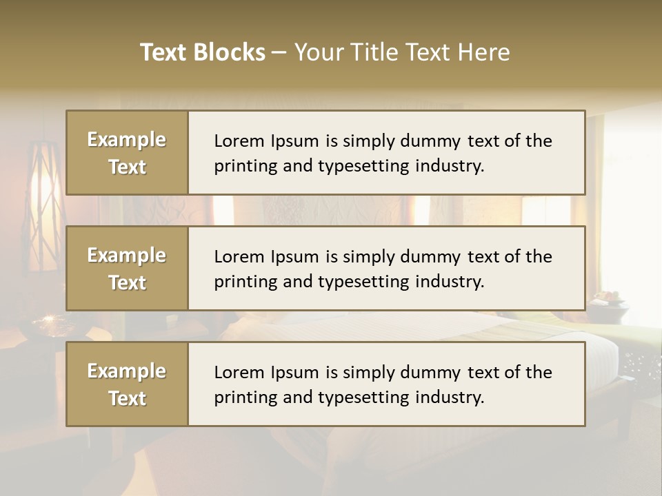 Decor Lamp Bedroom PowerPoint Template