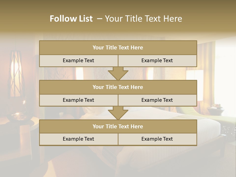 Decor Lamp Bedroom PowerPoint Template