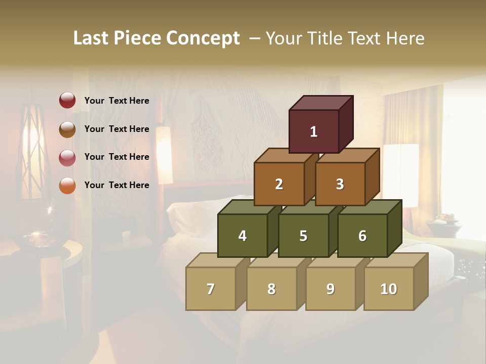 Decor Lamp Bedroom PowerPoint Template