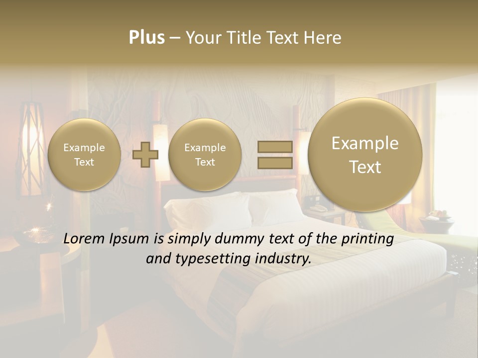 Decor Lamp Bedroom PowerPoint Template