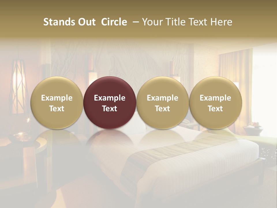 Decor Lamp Bedroom PowerPoint Template