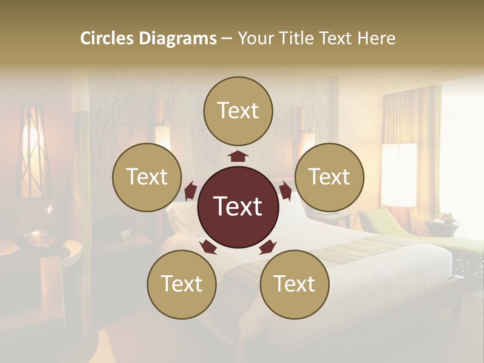 Decor Lamp Bedroom PowerPoint Template