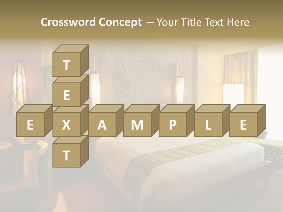 Decor Lamp Bedroom PowerPoint Template