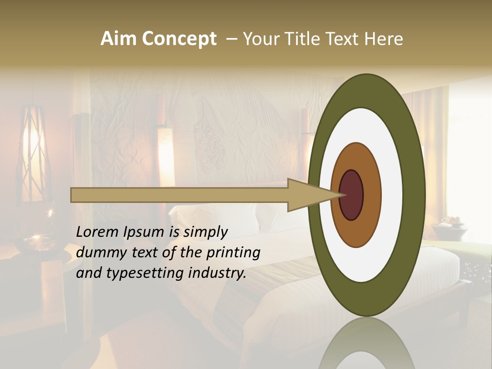 Decor Lamp Bedroom PowerPoint Template