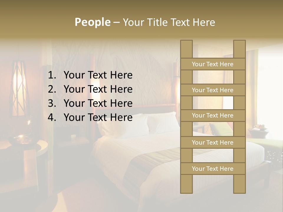 Decor Lamp Bedroom PowerPoint Template