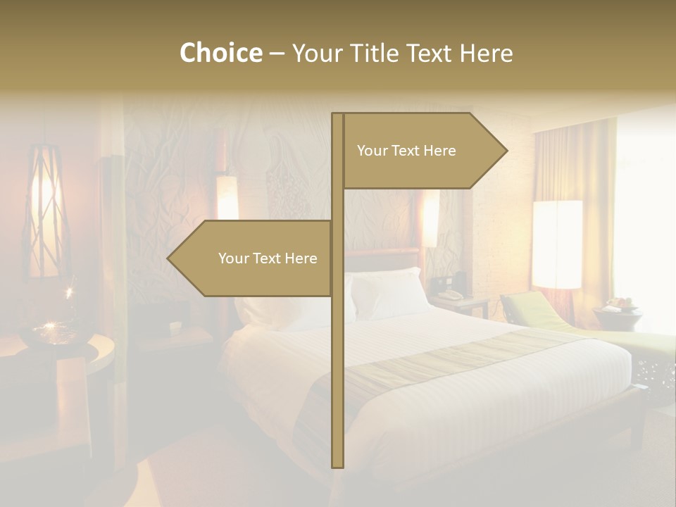 Decor Lamp Bedroom PowerPoint Template