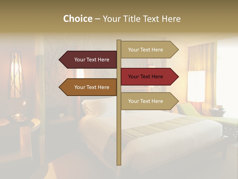 Decor Lamp Bedroom PowerPoint Template