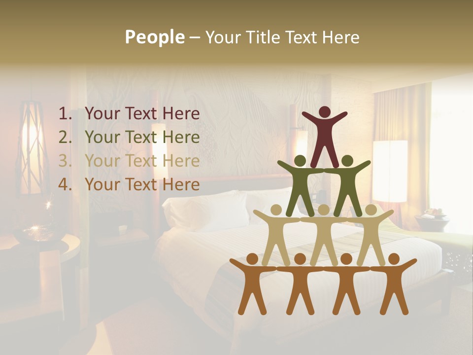 Decor Lamp Bedroom PowerPoint Template