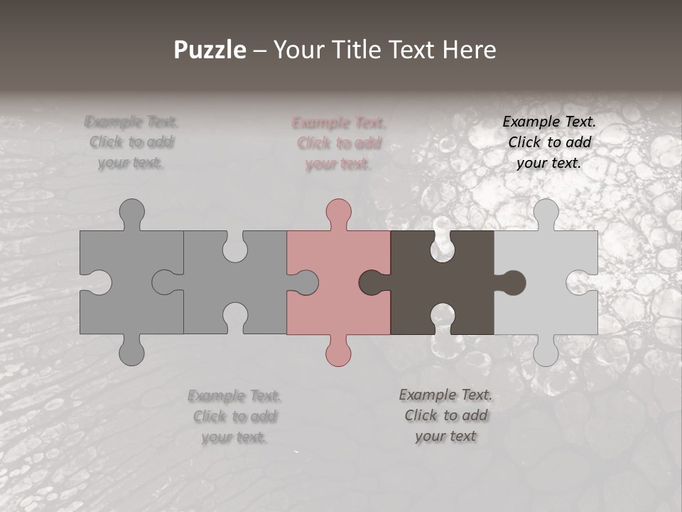 Broken Smash Aqua PowerPoint Template