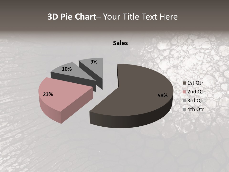 Broken Smash Aqua PowerPoint Template