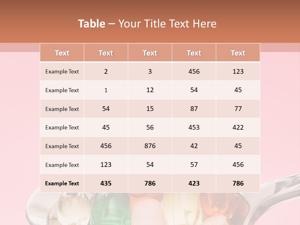 A Spoon Filled With Pills On Top Of A Pink Background PowerPoint Template