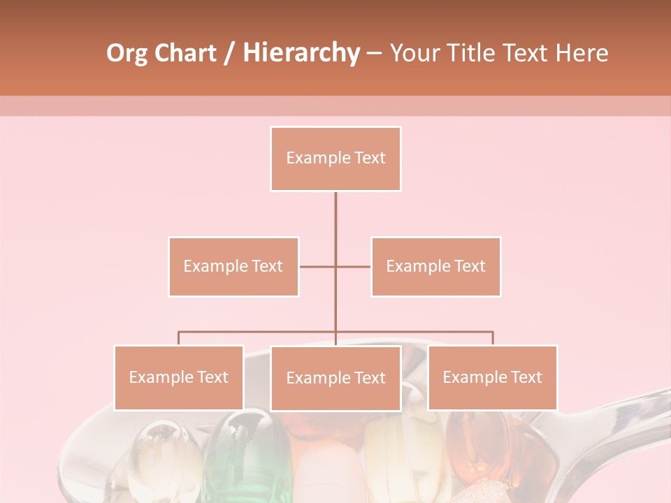 A Spoon Filled With Pills On Top Of A Pink Background PowerPoint Template