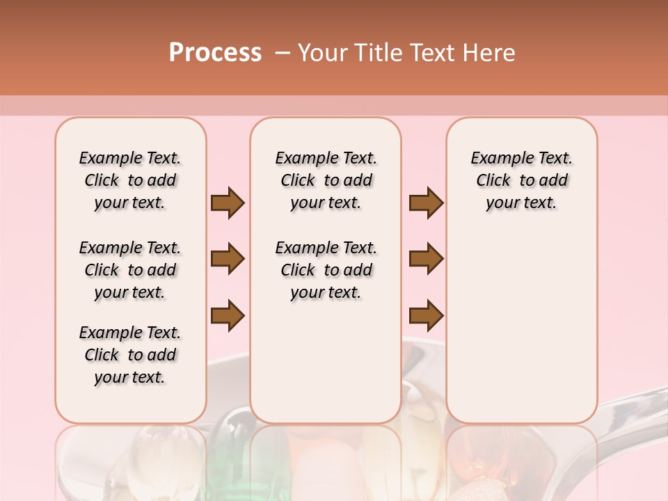 A Spoon Filled With Pills On Top Of A Pink Background PowerPoint Template