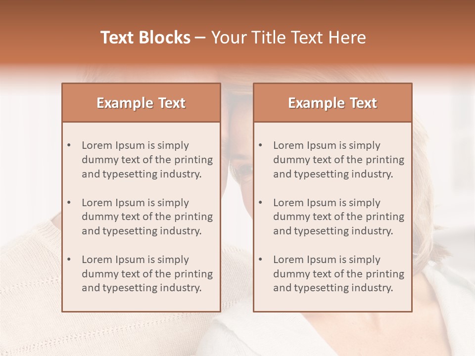 A Man And Woman Are Smiling For The Camera PowerPoint Template