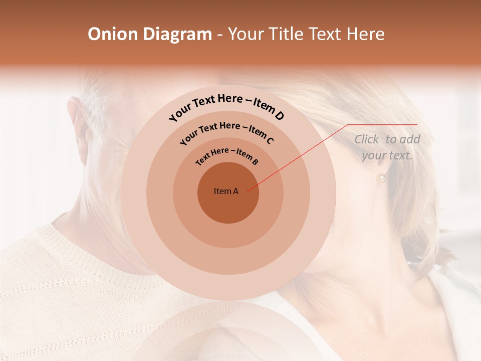 A Man And Woman Are Smiling For The Camera PowerPoint Template