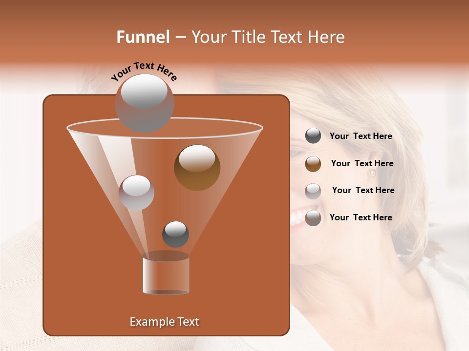A Man And Woman Are Smiling For The Camera PowerPoint Template