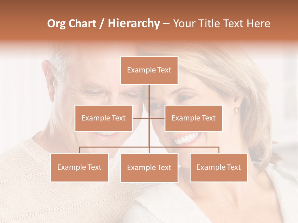 A Man And Woman Are Smiling For The Camera PowerPoint Template