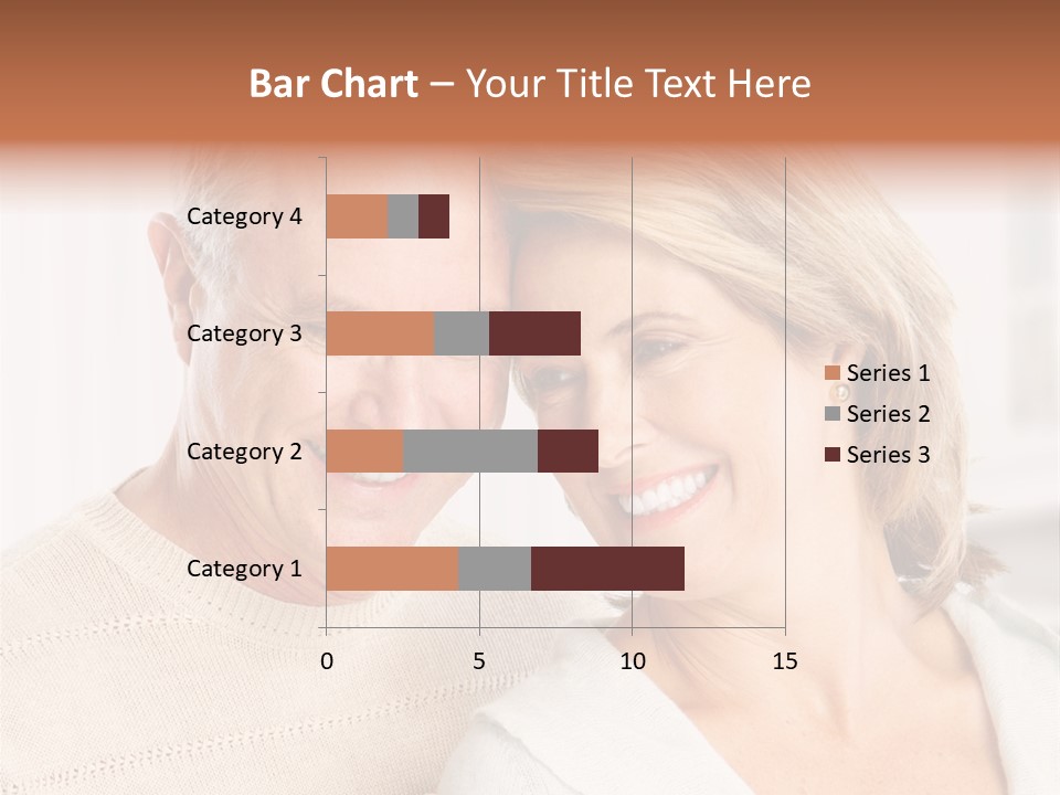 A Man And Woman Are Smiling For The Camera PowerPoint Template