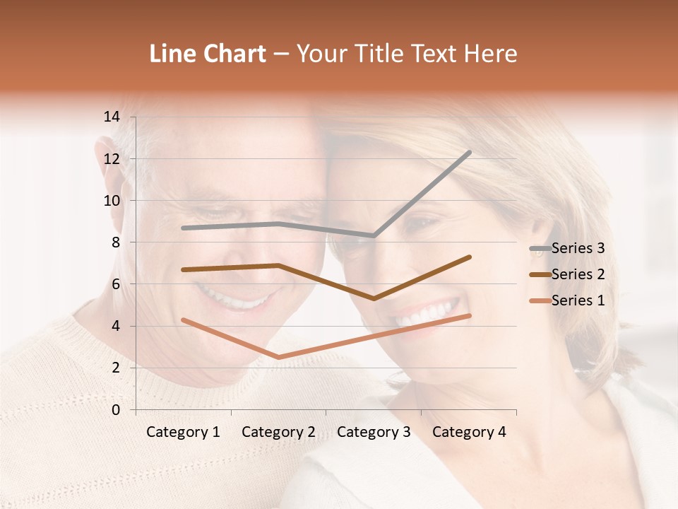 A Man And Woman Are Smiling For The Camera PowerPoint Template