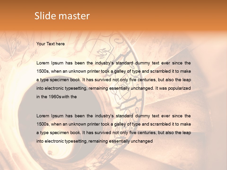 Architecture Railing Form PowerPoint Template