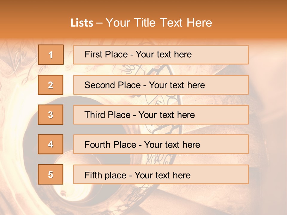 Architecture Railing Form PowerPoint Template