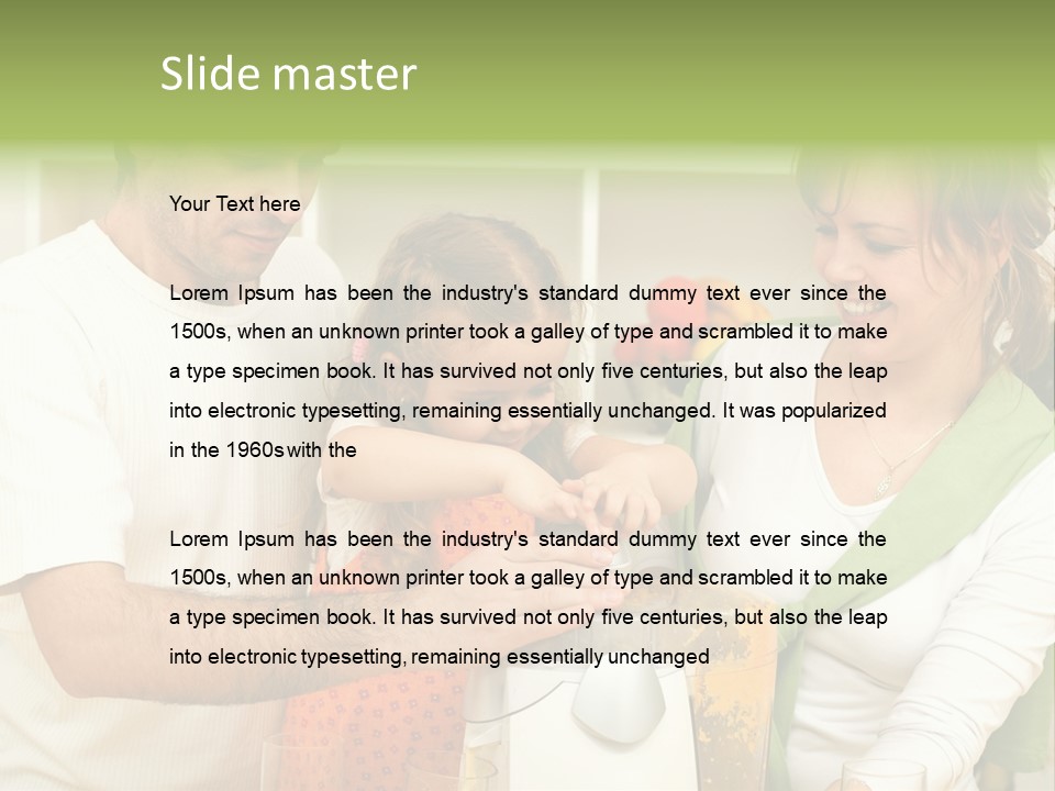 Home Family Happy PowerPoint Template