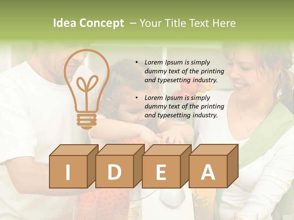 Home Family Happy PowerPoint Template