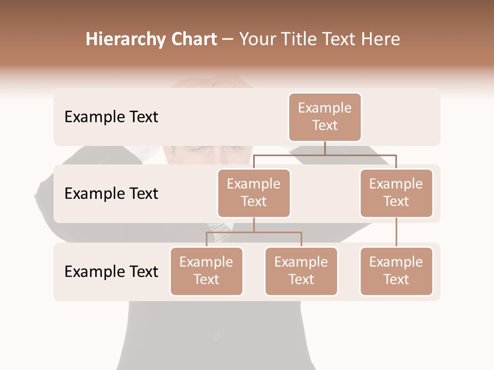 A Man In A Suit Holding His Hands To His Head PowerPoint Template