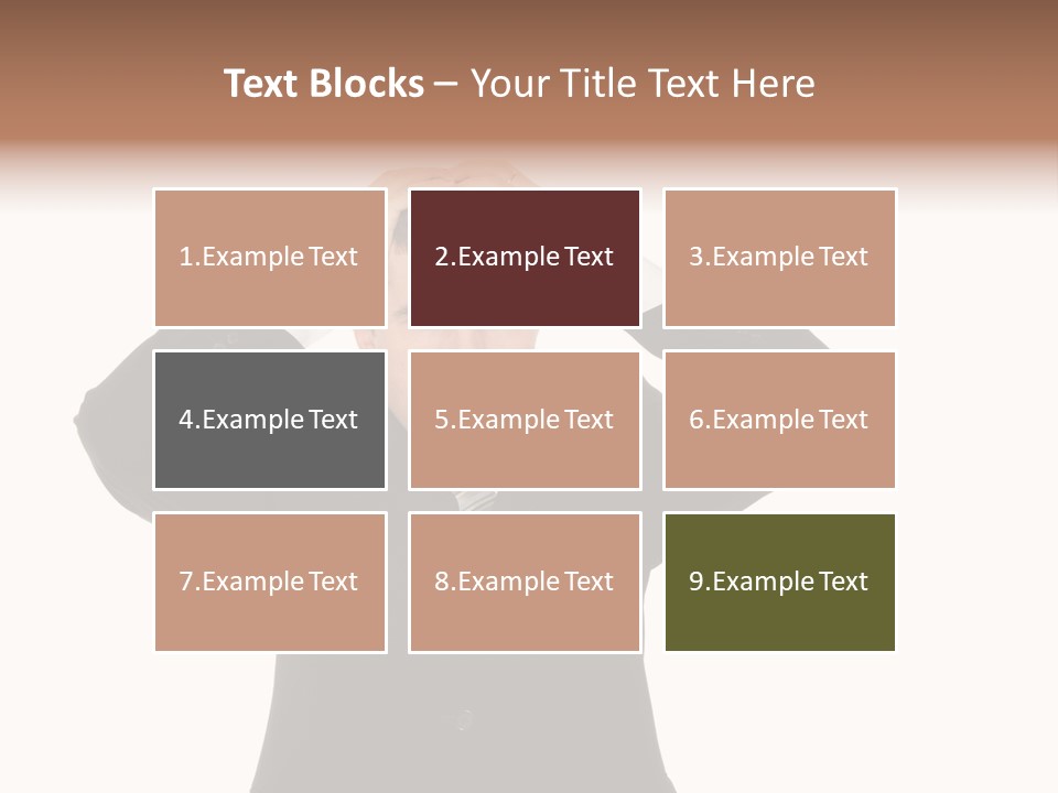 A Man In A Suit Holding His Hands To His Head PowerPoint Template