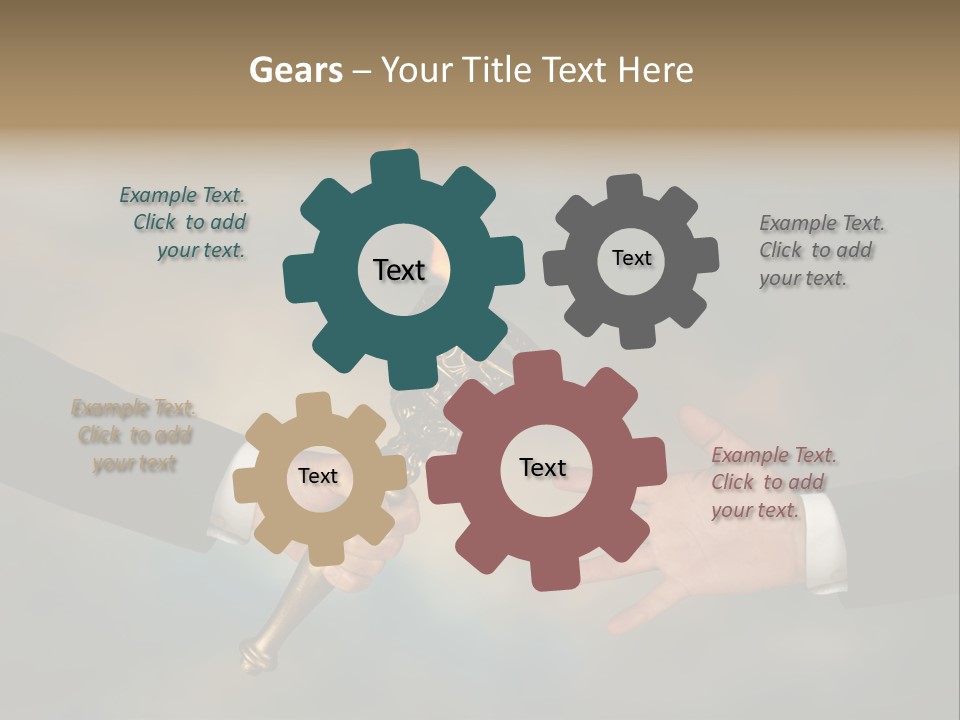 Two Hands Holding A Torch With A Flame Coming Out Of It PowerPoint Template