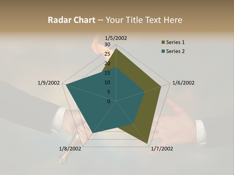 Two Hands Holding A Torch With A Flame Coming Out Of It PowerPoint Template