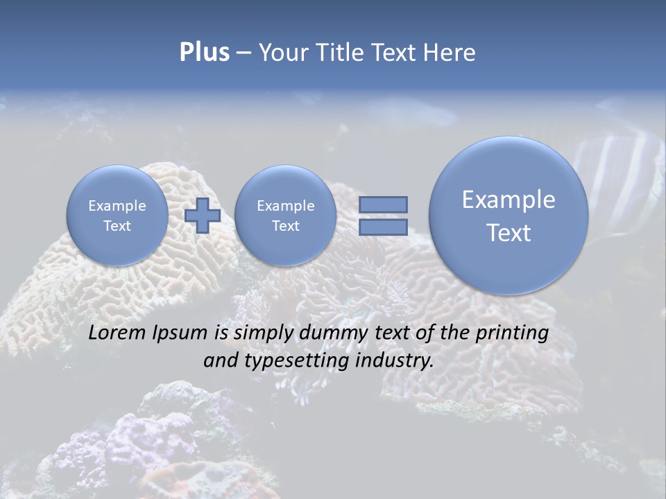 Marine Reef Structure PowerPoint Template