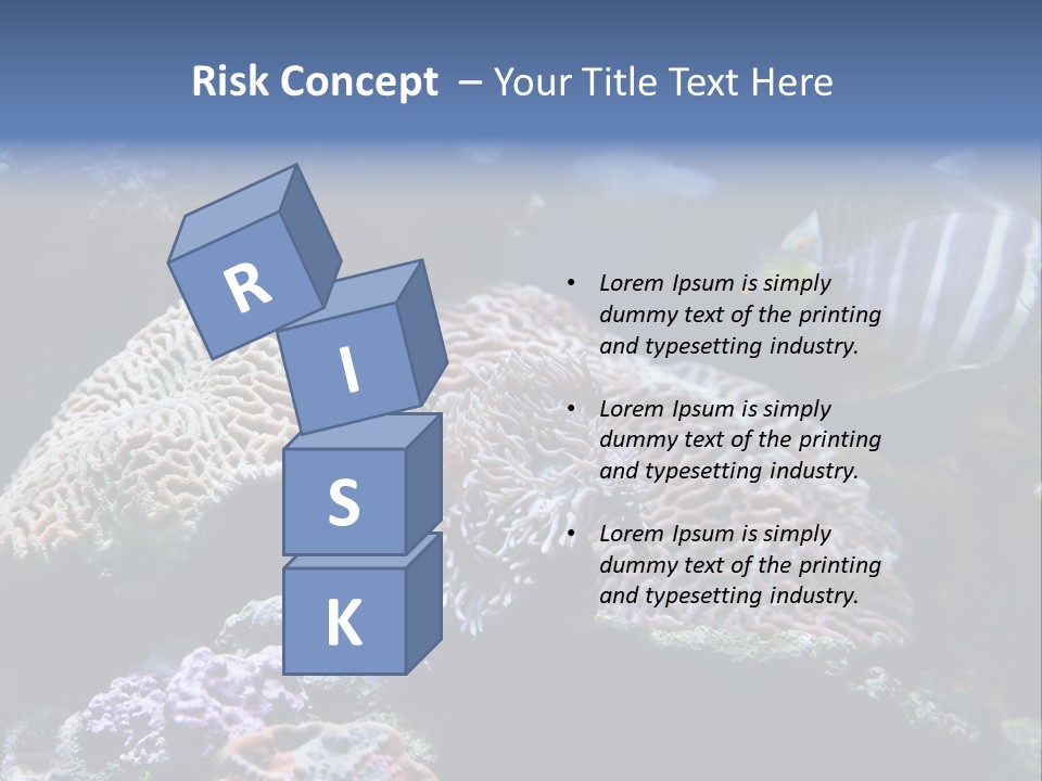 Marine Reef Structure PowerPoint Template