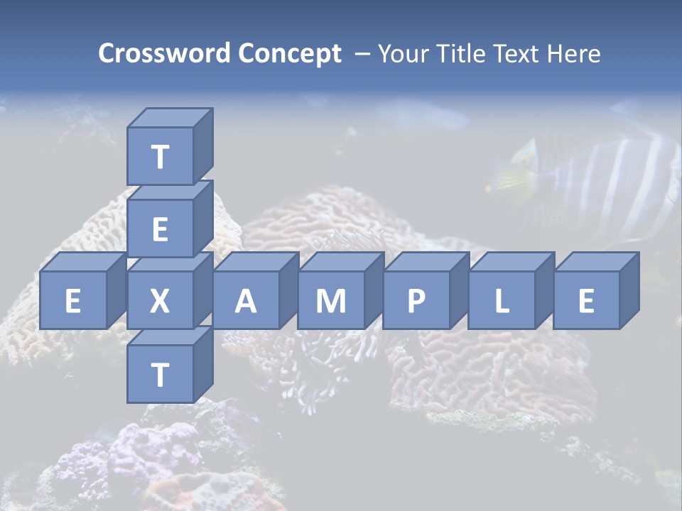 Marine Reef Structure PowerPoint Template