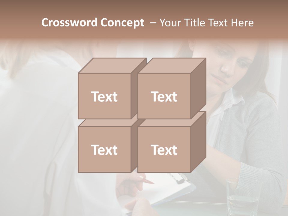 Psychologist Problems Explaining PowerPoint Template