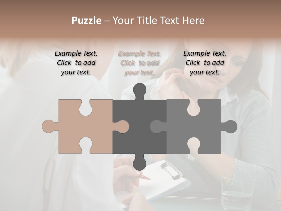 Psychologist Problems Explaining PowerPoint Template