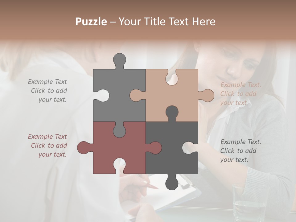 Psychologist Problems Explaining PowerPoint Template