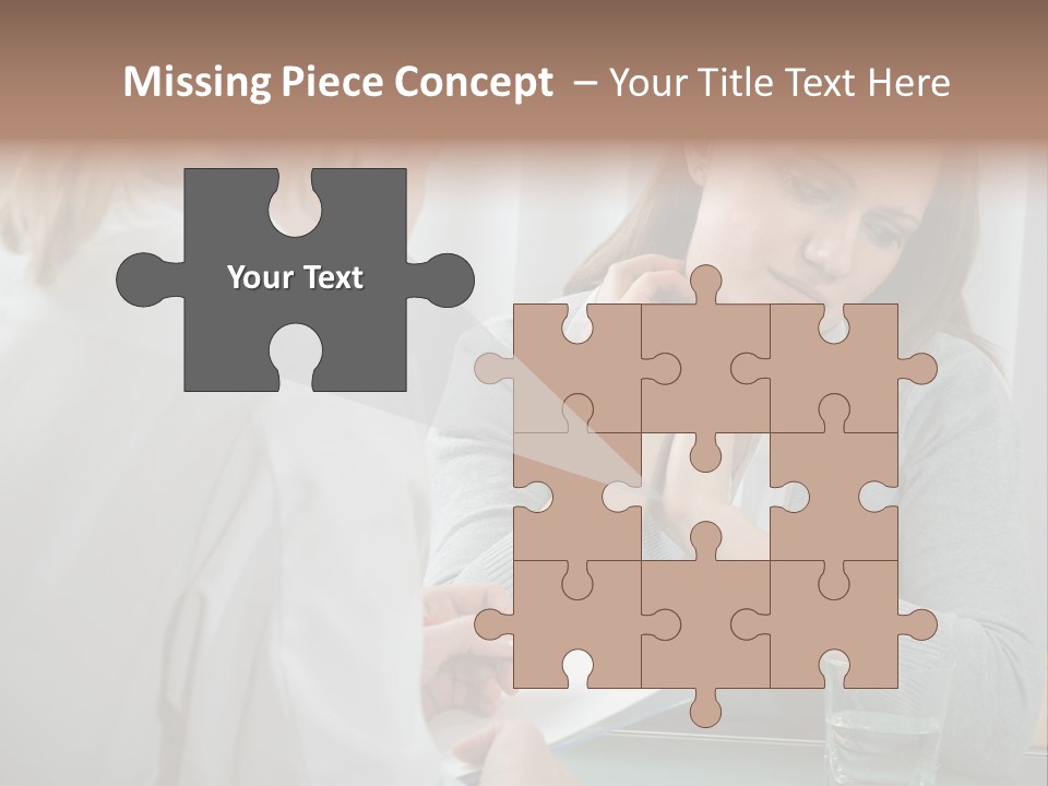 Psychologist Problems Explaining PowerPoint Template