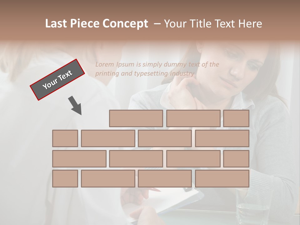 Psychologist Problems Explaining PowerPoint Template