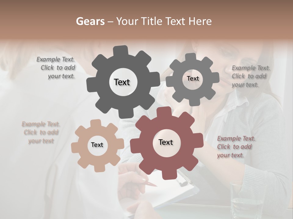 Psychologist Problems Explaining PowerPoint Template