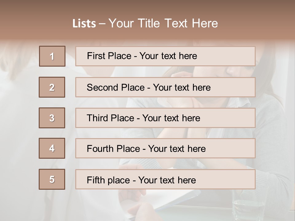 Psychologist Problems Explaining PowerPoint Template