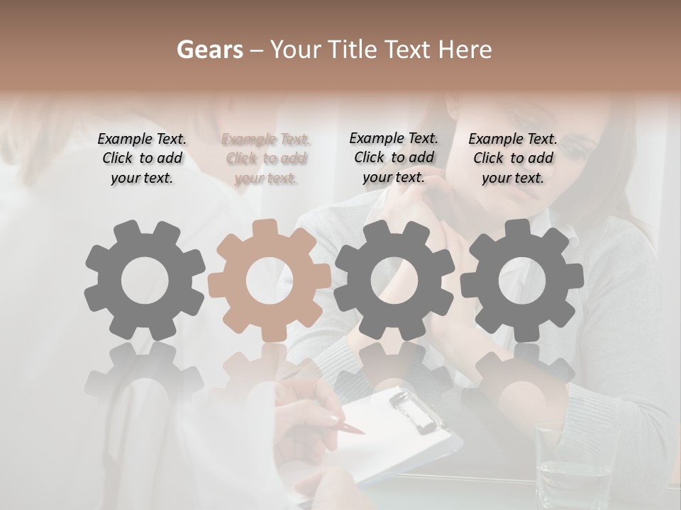 Psychologist Problems Explaining PowerPoint Template