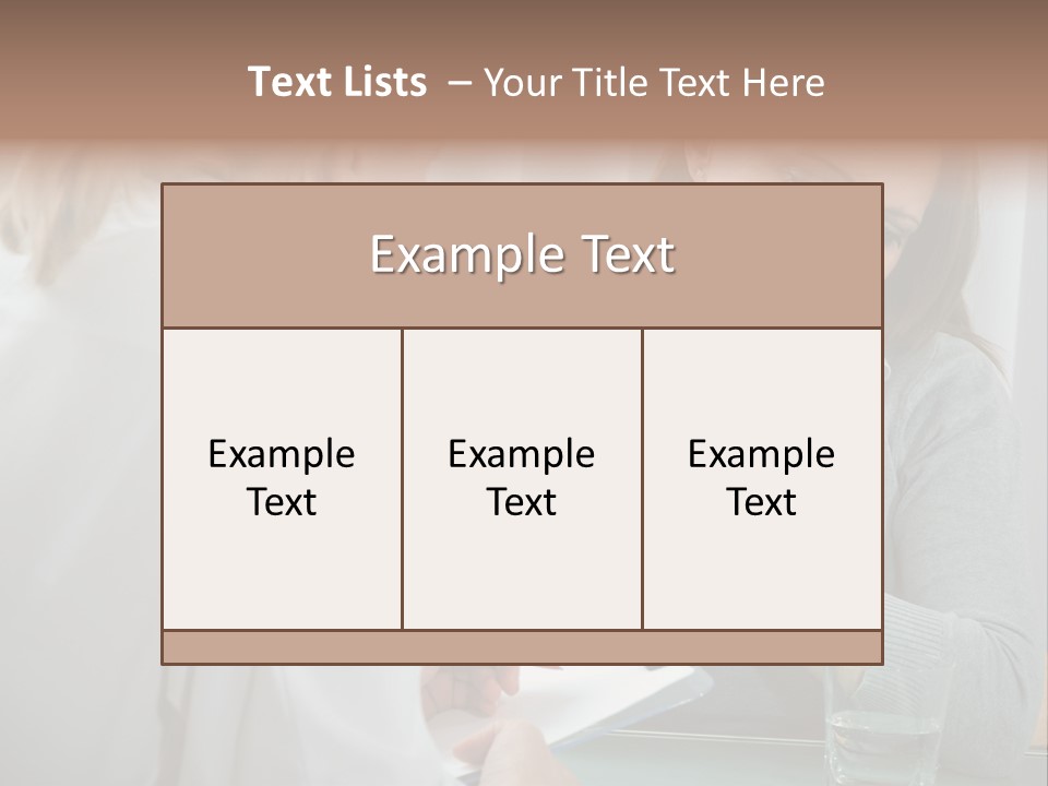 Psychologist Problems Explaining PowerPoint Template