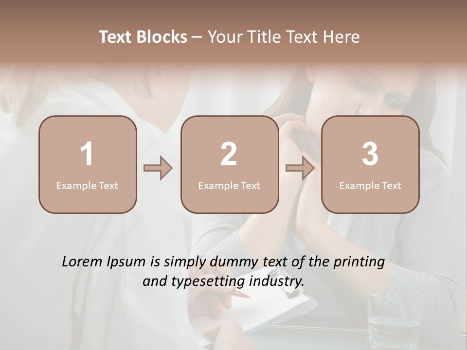 Psychologist Problems Explaining PowerPoint Template