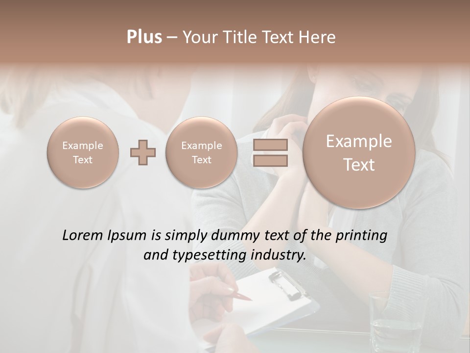 Psychologist Problems Explaining PowerPoint Template