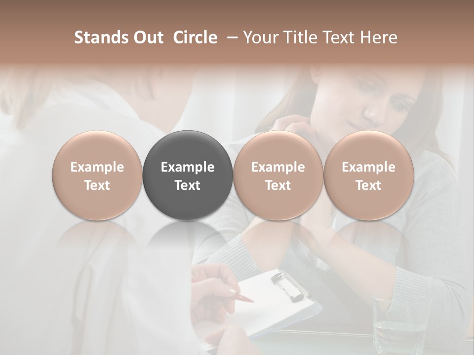 Psychologist Problems Explaining PowerPoint Template