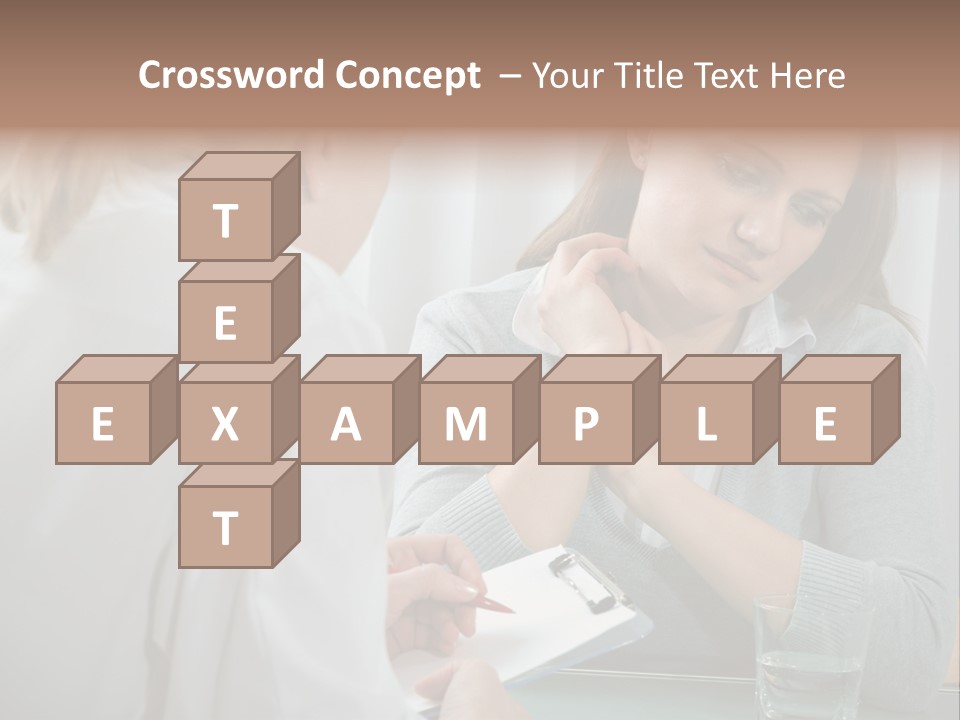 Psychologist Problems Explaining PowerPoint Template