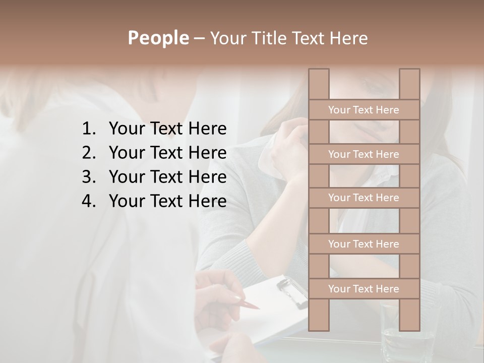 Psychologist Problems Explaining PowerPoint Template
